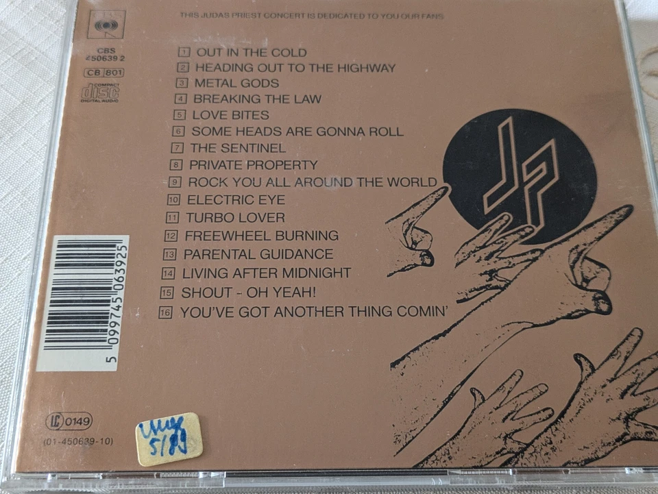 JUDAS PRIEST - Priest ... Live - 1987 Heavy Metal Hard Rock Out in the cold - Bild 4 von 4