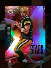AARON RODGERS 2015 CERTIFIED STARS MIRROR RED #S17 #/199 GREEN BAY PACKERS