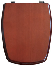 Selles Cheverny re-production Resin Seat in Mahogany-effect with CP hinges