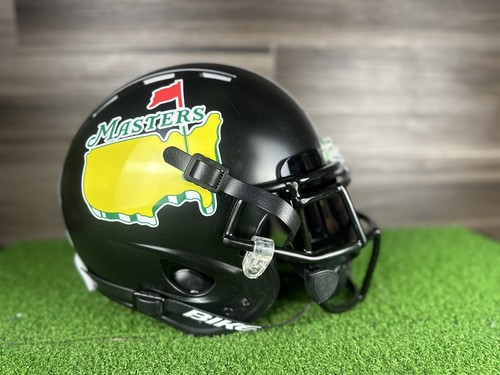 The Masters Augusta Custom NFL authentischer Fußballhelm in voller Größe Erwachsene schwarz - Bild 6 von 8