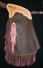 Custom Made Leather Chinks/New Pink Chaps/Mad...