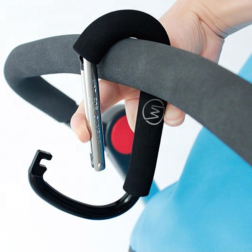 2X Mosquetón para Carrito de Bebé XXL Gancho Cambiador, Einkaufshaken Buggy - Imagen 5 de 8