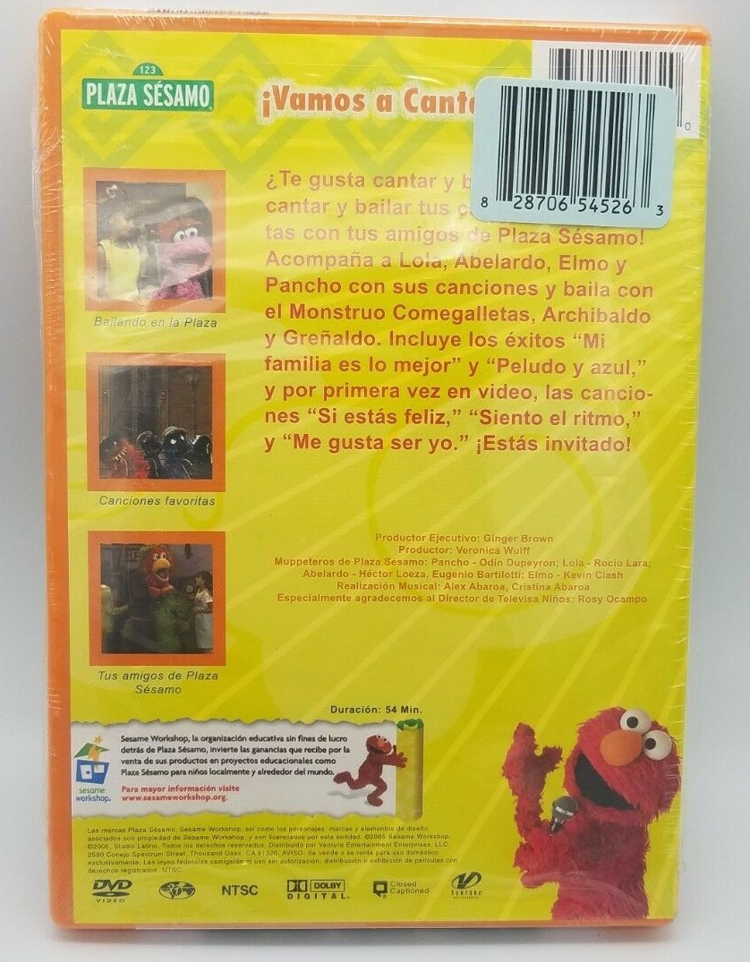 その他 Vamos a Cantar [DVD] New Plaza Sesamo Vamos A Cantar (DVD, 2005) Spanish Seseme
