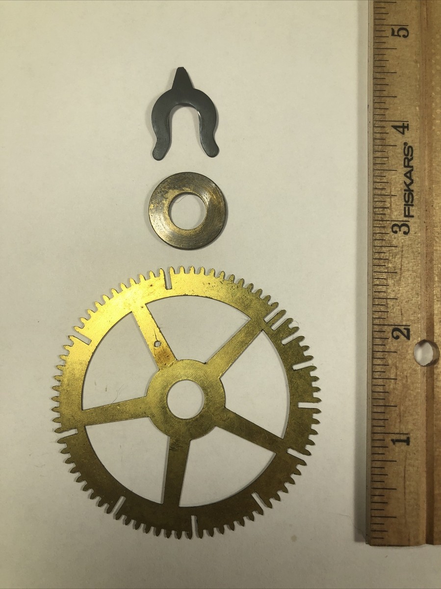 Old Sessions Clock Movement Count Wheel (See Pics To ID Movement) (K7786)