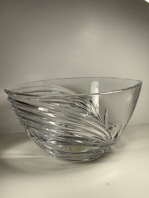 Vintage Lenox Falling Star Full Lead Crystal Bowl 10 in.