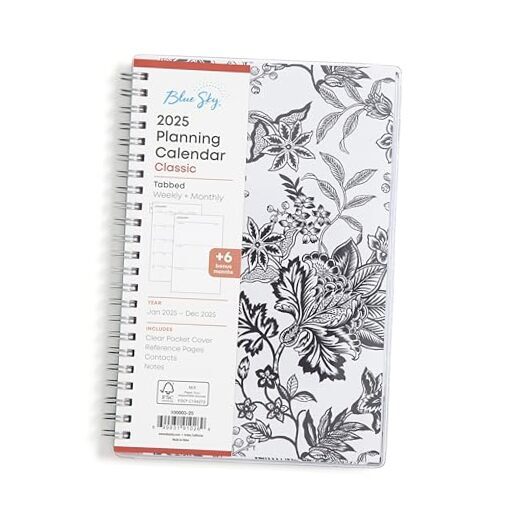 2025 Weekly and Monthly Planner Calendar, January 2025 - 5