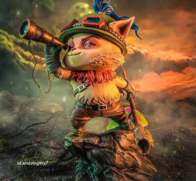 Purearts LOL Teemo Resin Model Statue 1/4 Scale H36cm