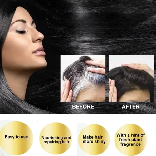 30mlx10 packs Natural Plant Hair Dye New_Botanical Bubble Hair Dye Shampoo Color - Picture 6 of 15