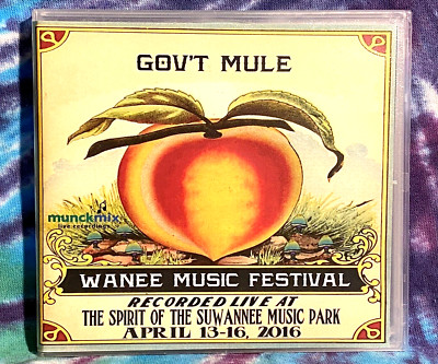 GOV'T MULE  TWO SHOWS 4CDs  4-22-17 &  4-15-16 Wanee Music Festival *NEW*
