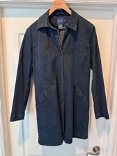 Faconnable Denim Coat Nwot Size M