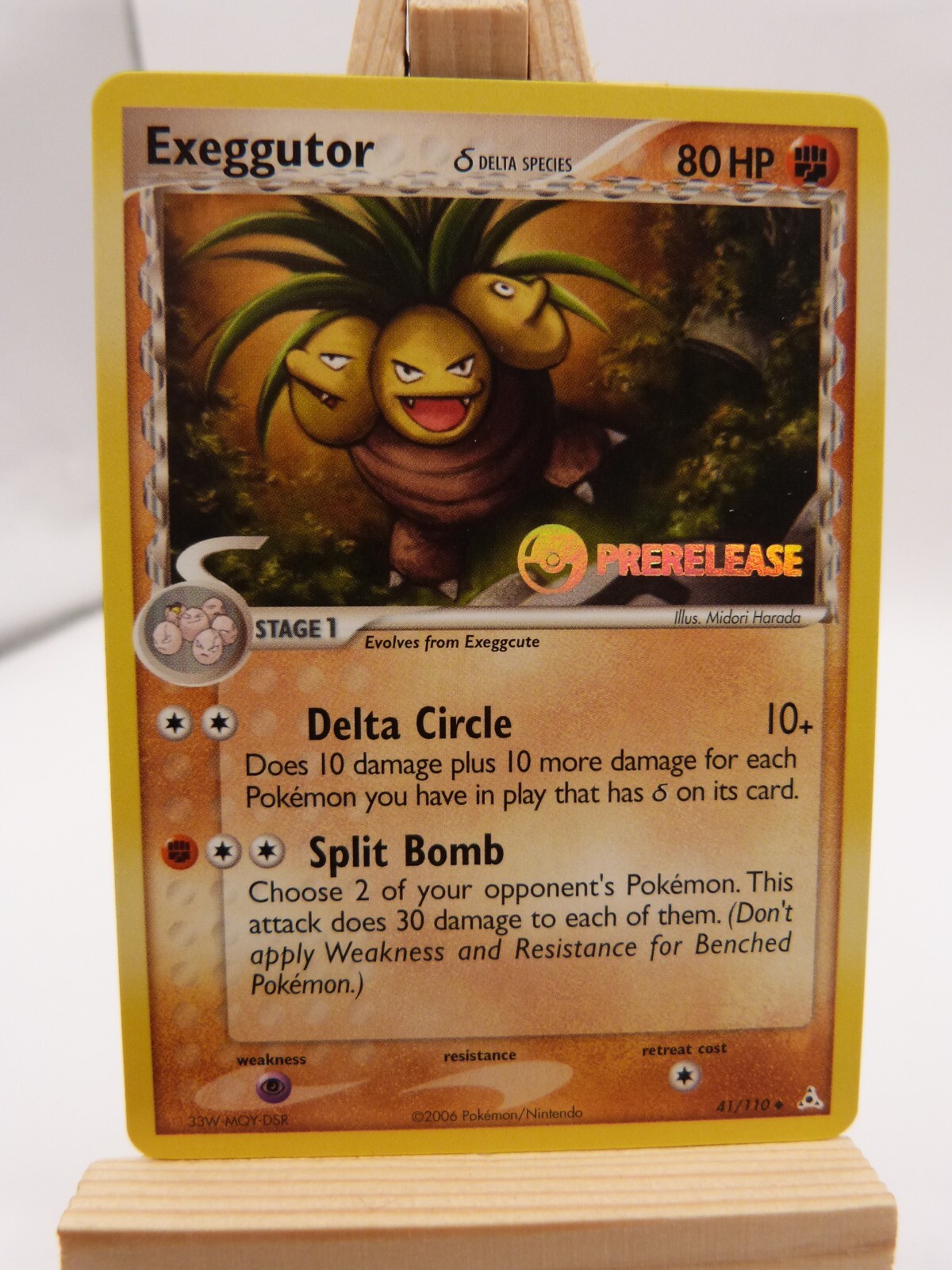 Pokemon Pre-Release Card : Exeggutor 41/110 (Ex Holon Phantoms)