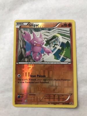 Holographic Pokemon card: Gligar | eBay