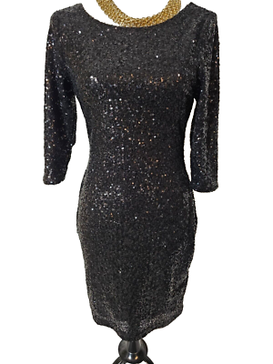 princess polly baby blue dress Chevron Sequin Mini Dress | 3/4 Sleeve Black Party Dress | Elegant Holiday  Cocktail Dress | Night Out Evening Dress