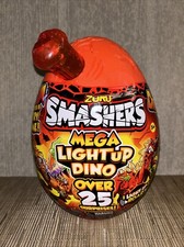 Smashers Series 4 Mega Light Up Dino Zuru Orange Bone Orange Egg 25 Surprises