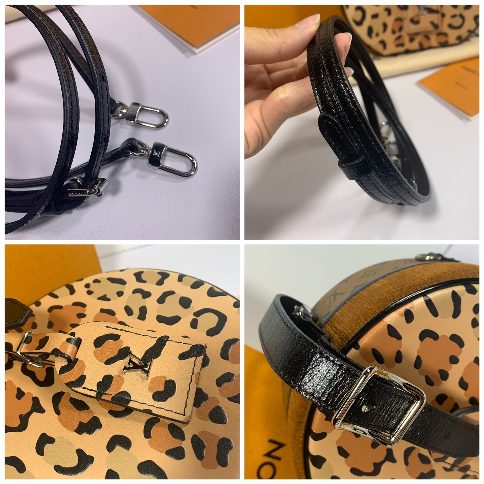 Authentic Louis Vuitton Petite Boite Chapeau Reverse Monogram Bag image 4