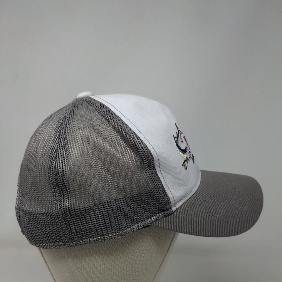 Sombrero de camionero de malla con espalda a presión para deportista mundial gris juvenil Foto 4 de 4