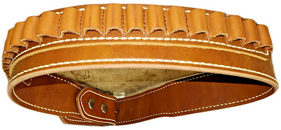 Vintage Original Smith & Wesson 44 Leather Cartridge Belt Small #143 NOS OEM NEW