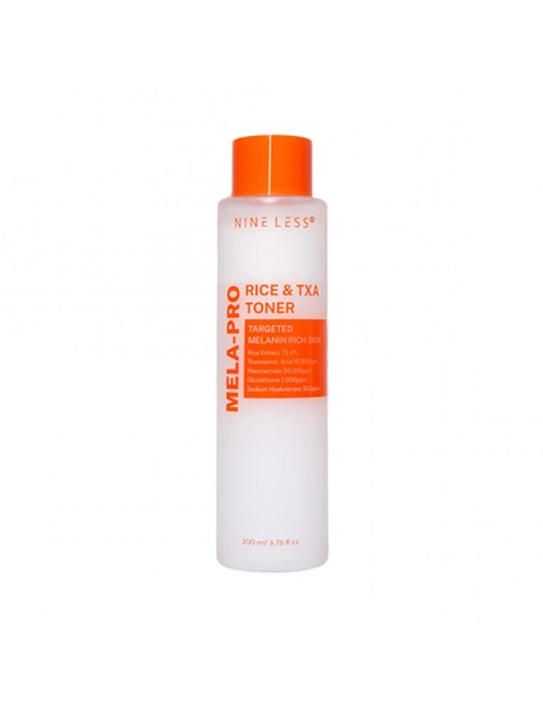 roe glutathione NINE LESS Mela-Pro Rice & Txa Toner 200mL