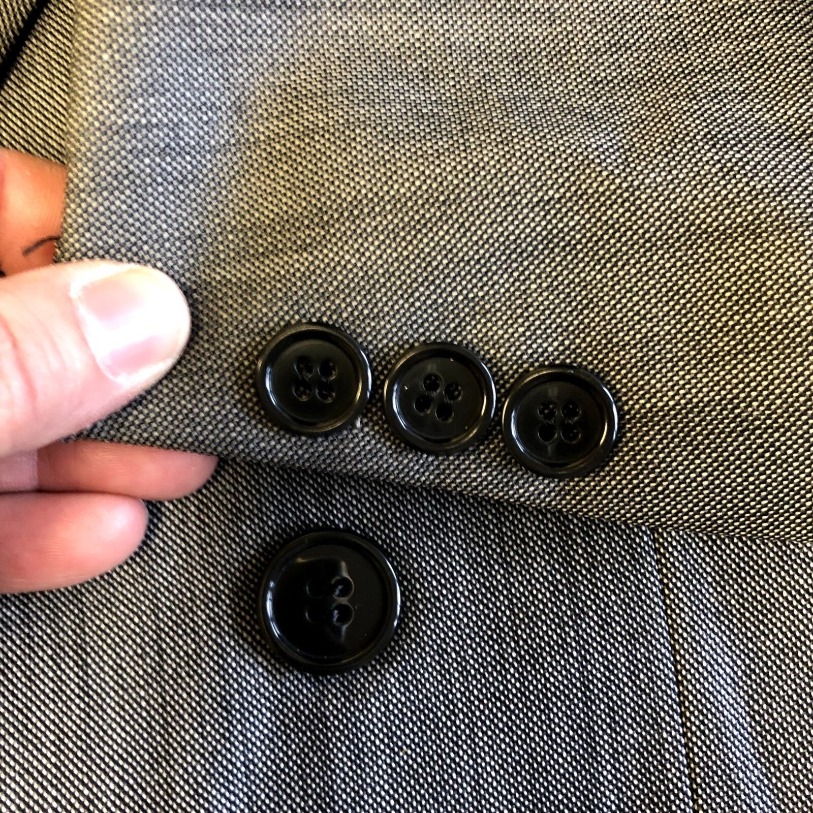 Cappotto Sportivo Vintage Yves Saint Laurent BIRDSEYE Giacca Doppio Petto YSL Blazer 42