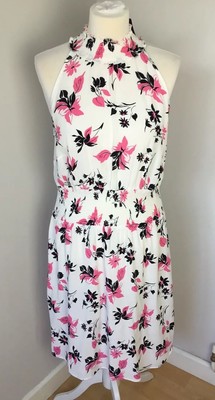 white floral summer dress