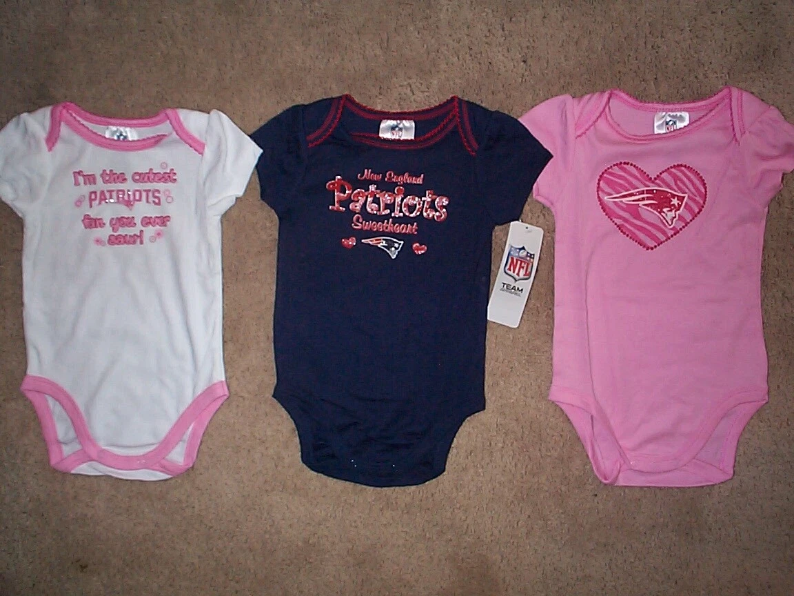 2023 2024 New England Patriots nfl INFANT BABY Jersey Shirt 6 12M