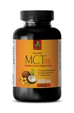 weight loss equipment - PURE MCT OIL 3600MG - mct oil research 1 Bottle