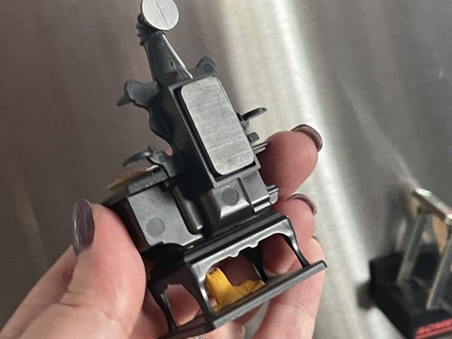 Vintage Acme Black Pipe Stove Refrigerator Magnet Miniature - Picture 6 of 7