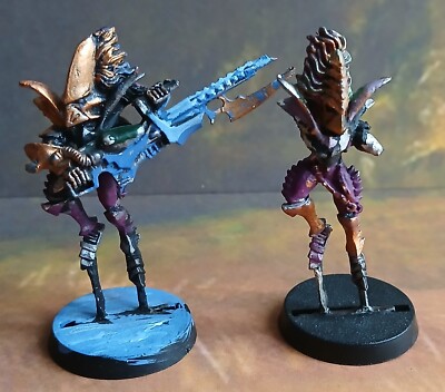 Warhammer 40k Metall Dark Eldar Geißeln bemalt