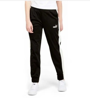 NWT Puma Baseball Tricot Pants Womens Black Casual 849000-01 SZ L