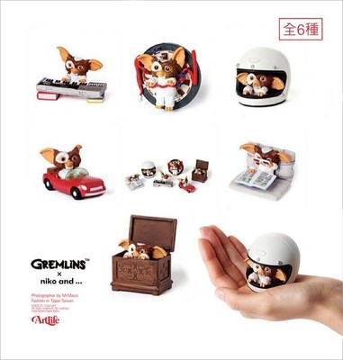Niko and x Gremlins Gizmo Figure Capsule Toy Set of 6