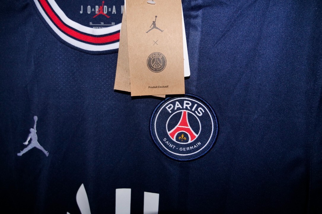 Nike Jordan Paris Saint-Germain 2021/22 Stadium Soccer Home Jersey