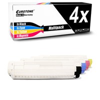 4X Eurotone Toner F�R Oki MC-851-CDXN MC-861-DN MC-862-DN MC-851-CDTN