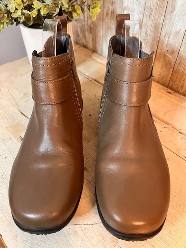 Vionic Adrie Leather Ankle Boots | eBay