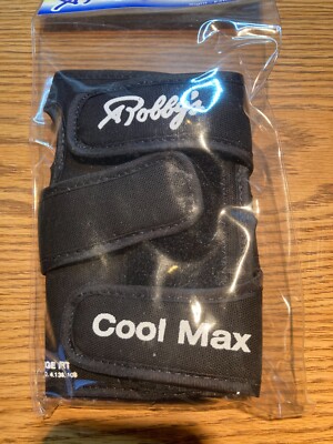 Robby's Cool Max Bowling Wrist Device, Black, Right, X-Large