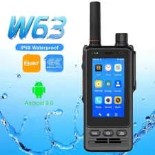 ANYSECU W63 IP68 4G Network Radio Android 9.0 NFC Zello Real-ptt PTT POC Radio