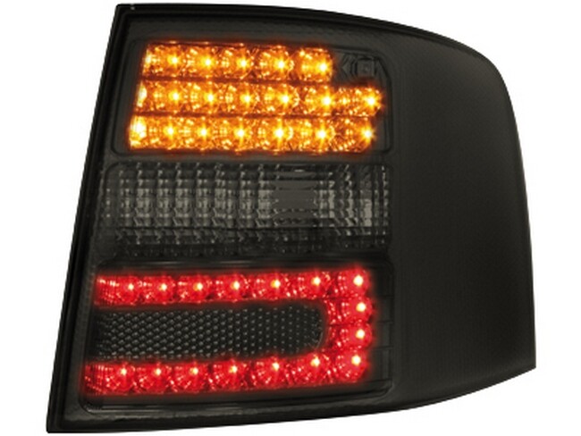 Feux Arrière Fumés Noirs Pour Audi A6 C5 Avant (1998-2005) - Kit Gauche + Droit, Neufs Sous Emballage