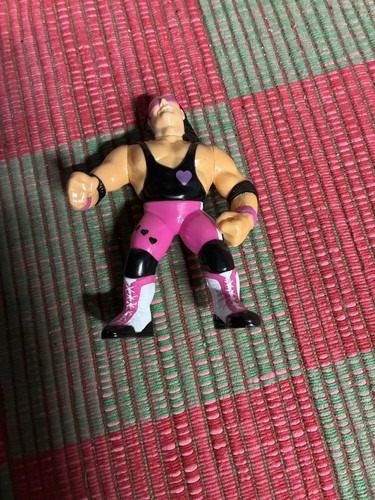 WWF Hasbro Series 4 Bret Hitman Hart Purple Heart ...
