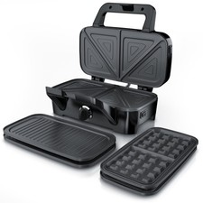 Arendo Snackmaker 3in1 Multifunktionsgerät S...