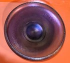 Vintage Amethyst Iridescent Depression Glass  11.5" Platter circa 1929 -1941 Z11