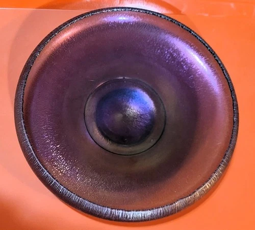 Vintage Amethyst Iridescent Depression Glass  11.5" Platter circa 1929 -1941 Z11