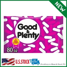 GOOD & PLENTY Licorice Flavored Halloween Candy, Fat Free, 5 lb Bulk Bag