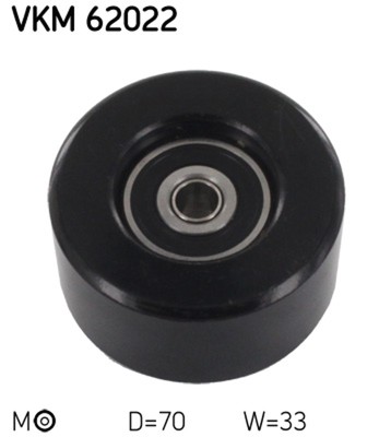 SKF Riemenspanner Keilrippenriemen VKM 62022 für NISSAN EVALIA NOTE JUKE QASHQAI