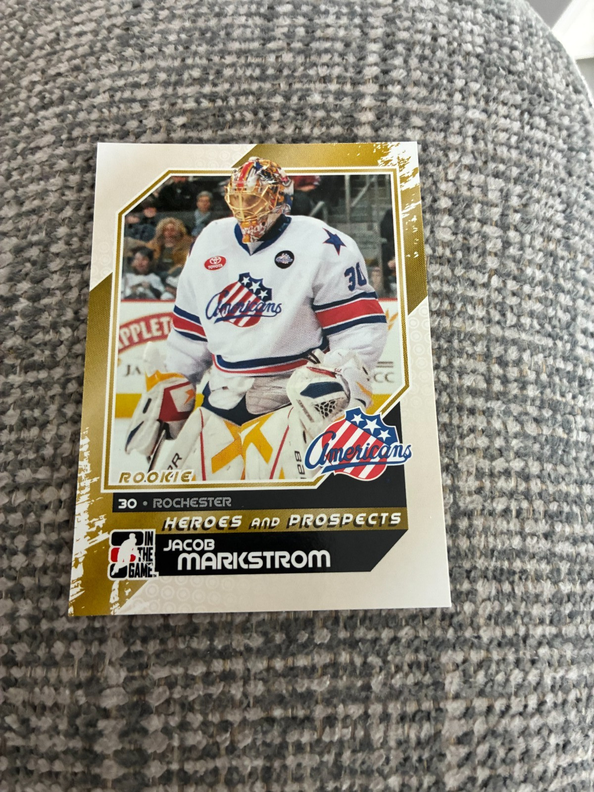 2010-11 ITG Heroes & Prospects Update #168 Jacob Markstrom - Rochester Americans