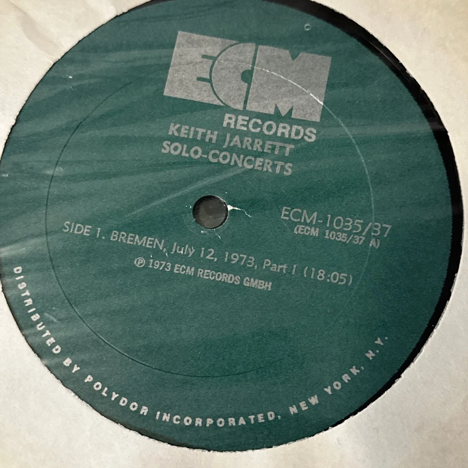Keith Jarrett - Solo-Concerts Bremen Lausanne 3LP Record 1973 ECM Jazz VG+/VG - Image 4 of 4
