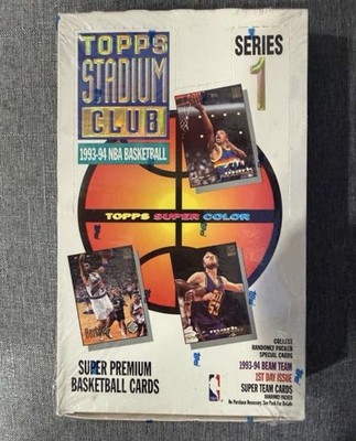 1993-94 Topps Stadium Club Series 1 Factory Sealed Possible Jordan&Shaq BeamTeam
