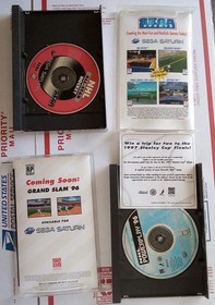 SEGA SATURN 5 GAME LOT -Revolution X-Nhl All Star Hockey-Nhl 97-UNTESTED AS-IS 