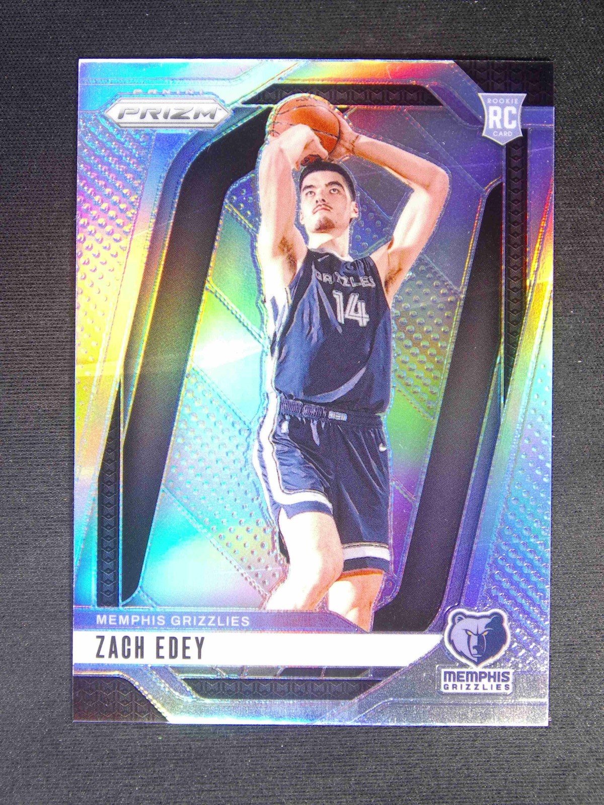 2024-25 Panini Prizm Zach Edey #249 RC Rookie Silver