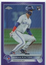 2022 Topps Chrome Update Series - Gosuke Katoh #USC42 Purple Refractor (RC)
