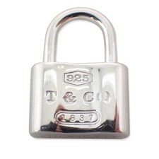 Ciondolo lucchetto lucchetto Tiffany & Co 1837 argento sterling 925