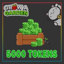 5000 Tokens - Grow A Garden    Fast Delivery    